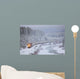 A Canadian Pacific Train Travels Along The Alberta Highway 1A Wall Mural