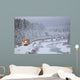 A Canadian Pacific Train Travels Along The Alberta Highway 1A Wall Mural
