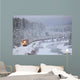A Canadian Pacific Train Travels Along The Alberta Highway 1A Wall Mural