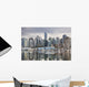 City Skyline And Coal Harbour Wall Mural