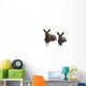Two Young Moose In A Pond Along The Dempster Highway Wall Decal