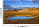 Setting Sun, Tundra And A Pond Wall Mural