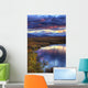 Hdr Of Sunset Over Two Moose Lake Along The Dempster Highway Wall Mural