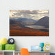 Sunset Light Over Mountains Around Fish Lake Wall Mural