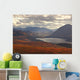 Sunset Light Over Mountains Around Fish Lake Wall Mural
