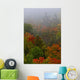 Autumn Colours In The Mist In Cottage Country Wall Mural