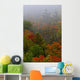 Autumn Colours In The Mist In Cottage Country Wall Mural