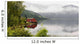 A Red House Along Granvinsvatnet With Low Lying Cloud Wall Mural