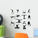 Gymnastics Wall Stickers