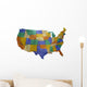 Us Map Wall Decal