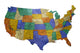Us Map Wall Decal