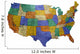 Us Map Wall Decal