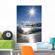 Ice Formations On A Frozen Lake Shoreline Wall Mural
