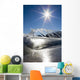 Ice Formations On A Frozen Lake Shoreline Wall Mural