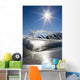 Ice Formations On A Frozen Lake Shoreline Wall Mural