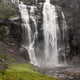 Waterfalls Over A Cliff Wall Mural
