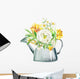 Watercolor Flowers Gardening Floral Wall Decal