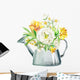 Watercolor Flowers Gardening Floral Wall Decal