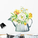 Watercolor Flowers Gardening Floral Wall Decal