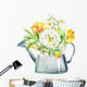 Watercolor Flowers Gardening Floral Wall Decal
