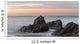 Mist Surrounding Rocks In The Ocean At The Coast At Sunset Wall Mural
