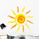Vector Sun Wall Decal