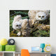 Baby Great Horned Owls Wall Mural