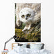 Baby Great Horned Owl Wall Mural