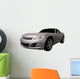 Silver Sports Car Wall Decal