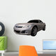 Silver Sports Car Wall Decal