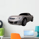 Silver Sports Car Wall Decal