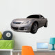 Silver Sports Car Wall Decal