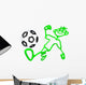 Doodle Guyz Soccer Football Wall Decal