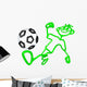 Doodle Guyz Soccer Football Wall Decal