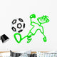 Doodle Guyz Soccer Football Wall Decal