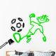 Doodle Guyz Soccer Football Wall Decal