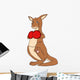 Kangaroo boxer, boxing, boxing gloves, Australia Wall Decal