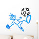 Doodle Guyz Soccer Football Wall Decal