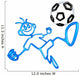 Doodle Guyz Soccer Football Wall Decal