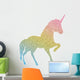 Rainbow Silhouette Unicorn Wall Decal