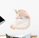 Beautiful Cute Watercolor Unicorn Wall Decal