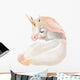 Beautiful Cute Watercolor Unicorn Wall Decal