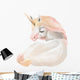 Beautiful Cute Watercolor Unicorn Wall Decal