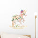 Unicorns Are Real Floral Wall Decal