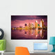 Beautiful Night Skyline San Wall Decal