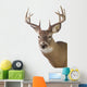Large Whitetail Buck White Wall Decal Design 3
