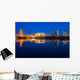 Sacramento reflection in the river Wall Mural