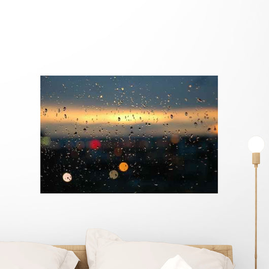 Sunset Rainy Day Wall Decal