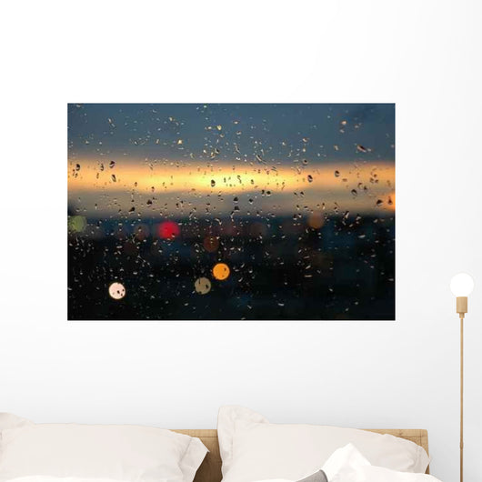 Sunset Rainy Day Wall Decal