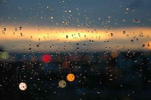 Sunset Rainy Day Wall Decal